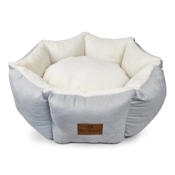 Katzenbett - ComfyNest - 62 cm - Hellgrau - Polyestervelours